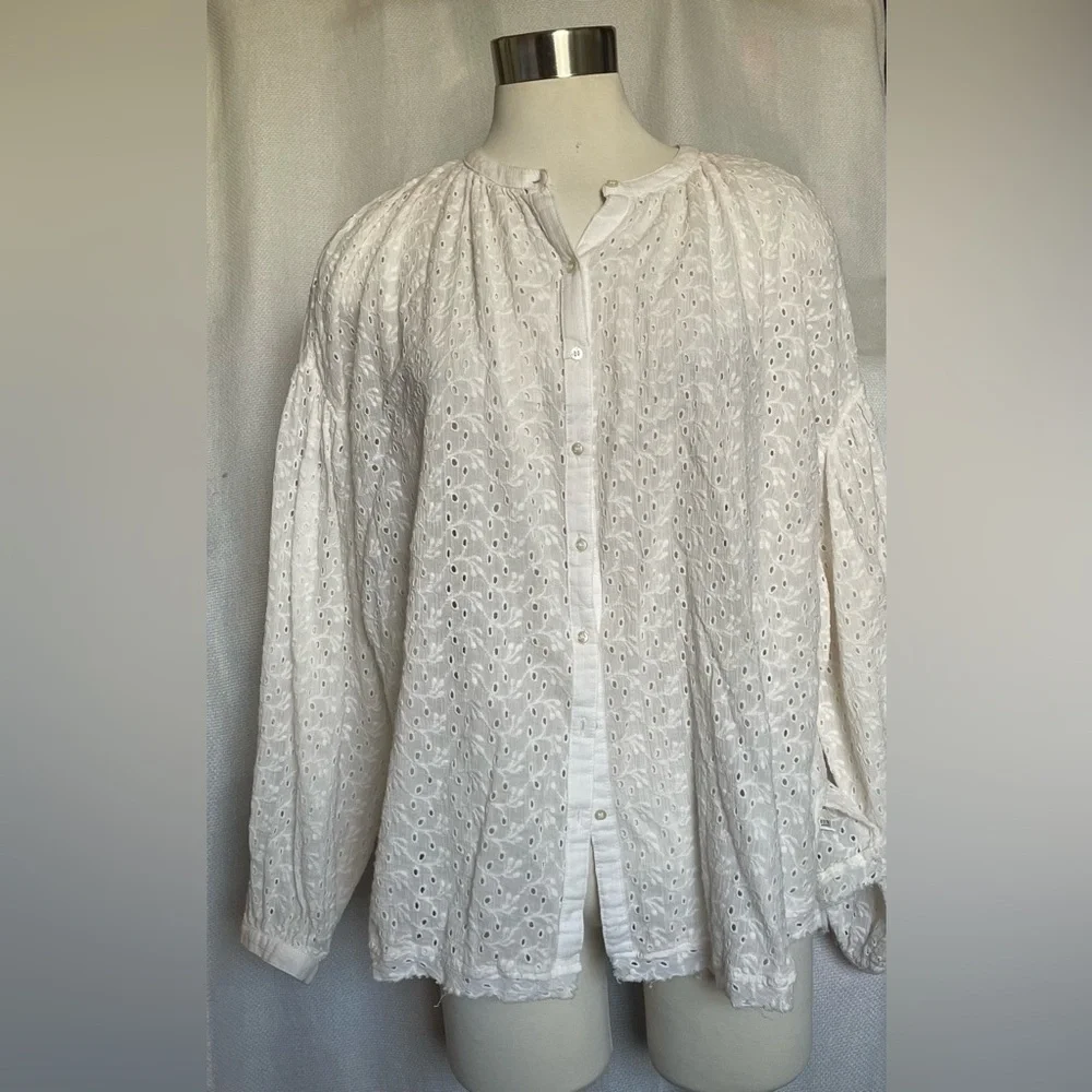 Free People oversized button